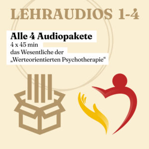 Lehraudios Paket 1-4 – Das Wesentliche der "Werteorientierten Psychotherapie"
