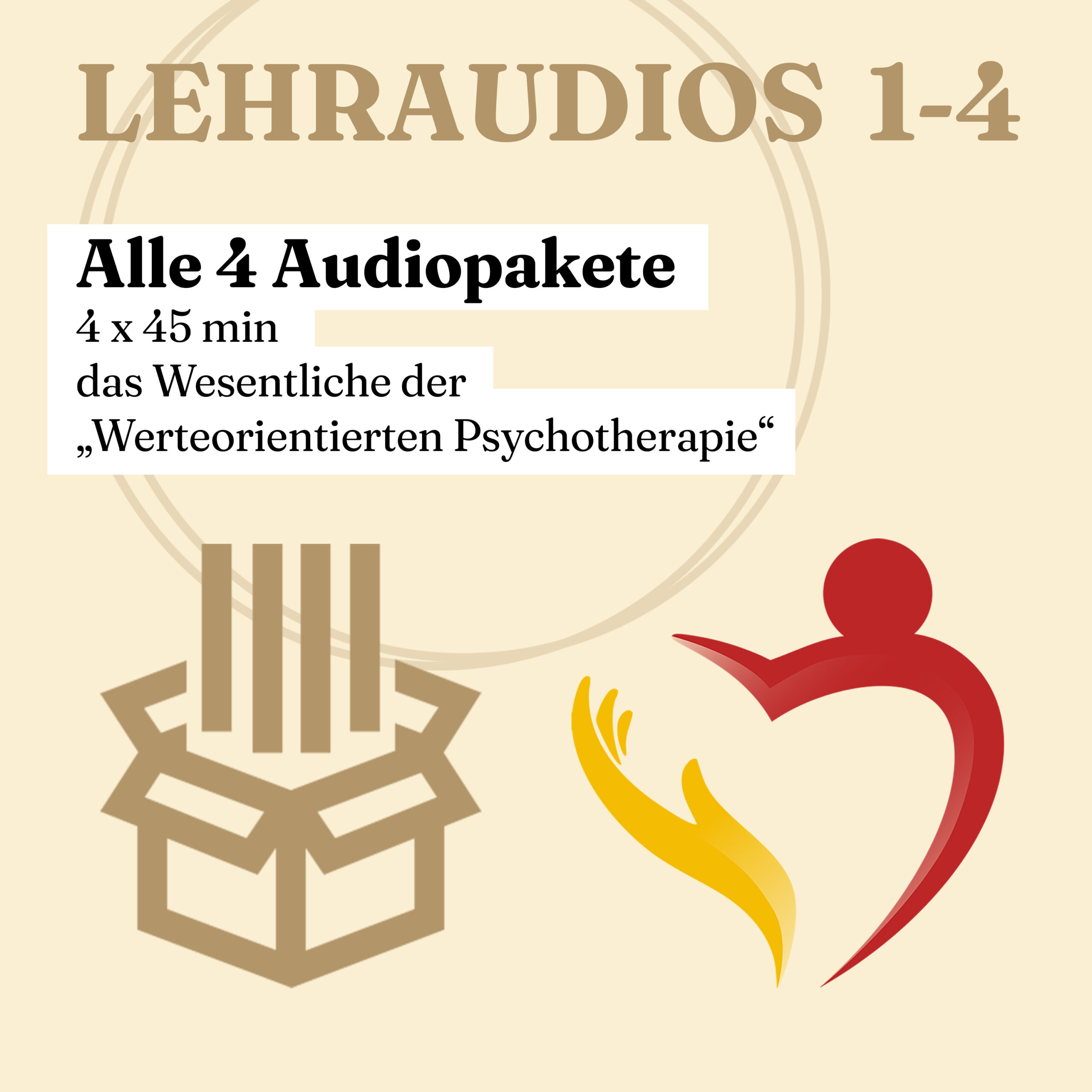 Lehraudios Paket 1-4 – Das Wesentliche der "Werteorientierten Psychotherapie"